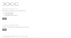 Desktop Screenshot of jogg.com